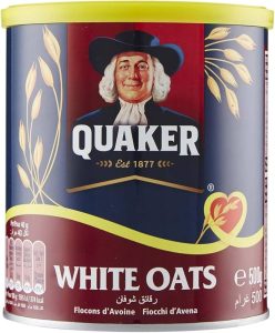 جو دو سر پرک کواکر 500 گرمی | Quaker white oats 500g